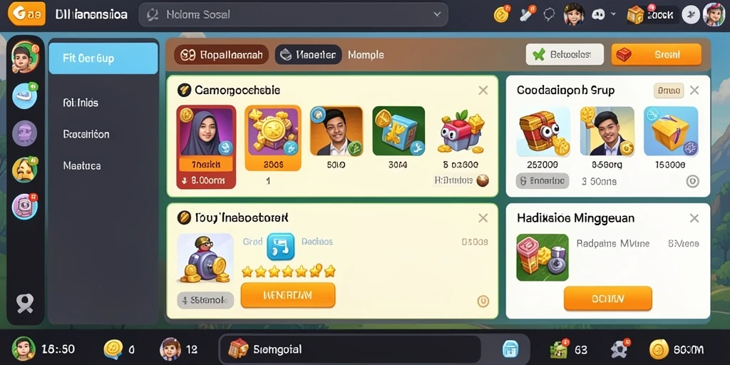 Grafis yang cerah dan animasi halus saat bermain.