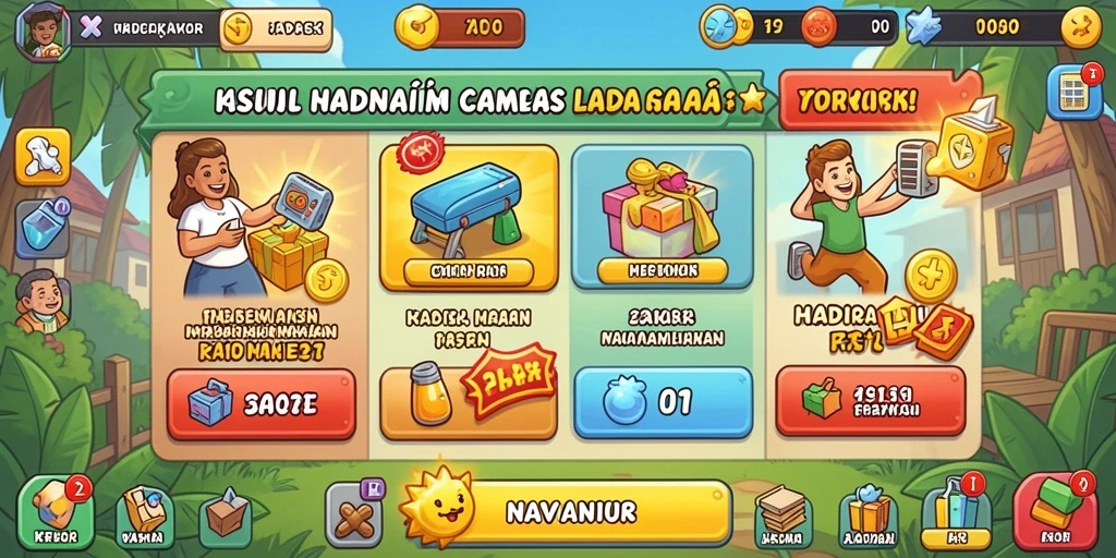Screenshot menggambarkan pertempuran seru di dalam game.