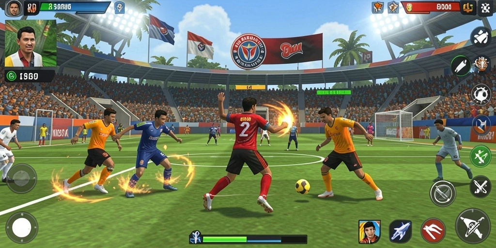 Fitur multiplayer yang memungkinkan pemain bersaing.